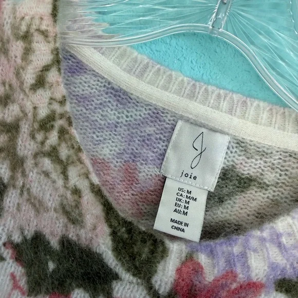💐 NWOT Joie Floral Crewneck Sweater - Picture 2 of 4